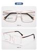 Large Size Eyeglasses Man Ultra Light TR90 Titanium Eyewear 2024 Fashion Square Optical Prescription Eyeglasses Frame Woman