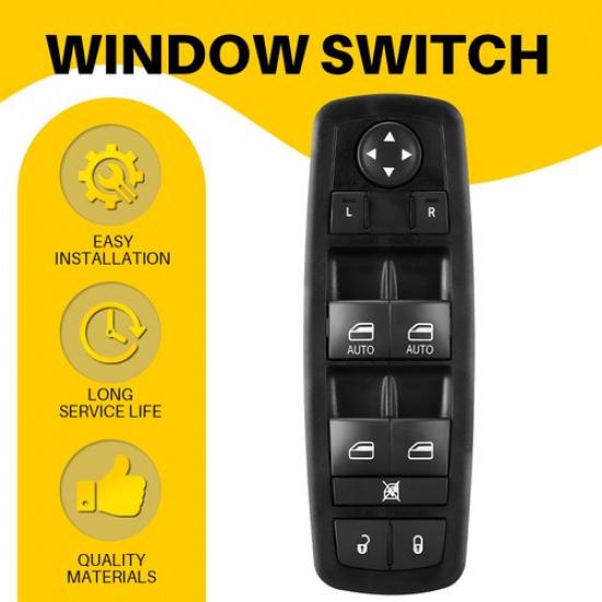 For Cherokee 2014-2017 Jeep 3+9 LH P Front Master Power Window Control Switch