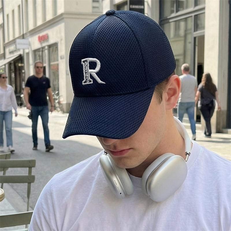 Letter Embroidered Breathable Baseball Cap Men's Summer Sunscreen Outdoor Cap
