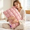Cuscini Rinfrescanti Delicati sulla Pelle Mellow Puff Cloud Pillow, Ghiaccio?Rete trapuntata in seta per letto, morbida, anti-sudore, supporto per chi dorme sul fianco e sulla schiena,