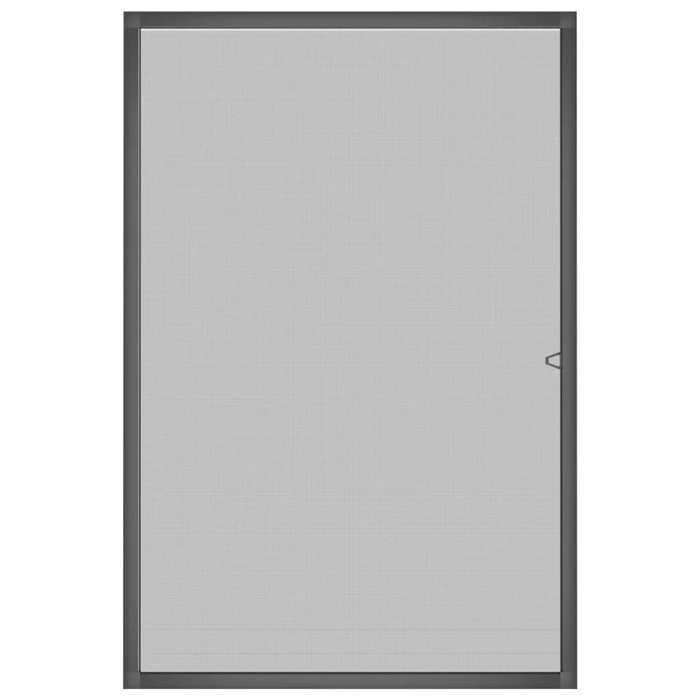 Moustiquaire pour fenêtre - Maison Exclusive - Cadre aluminium - Maille fibre de verre anti-UV - Découpable, sans perçage
