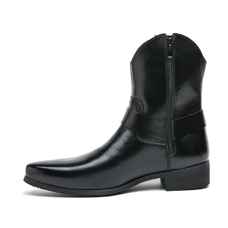 Leather Boots For Man Genuine Leather Big Size Boots High Quality Designer Formal Boots Casual Boots Business