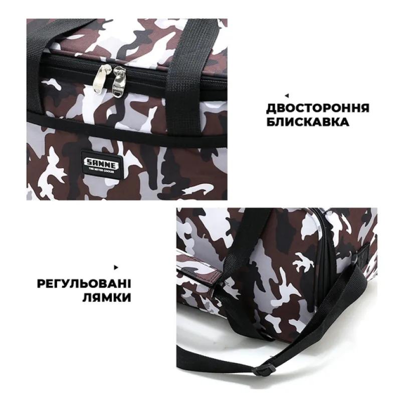 Термосумка GP 4334 13л, 30х20х21см. Сумка холодильник для еды и напитков