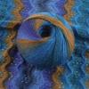 400 Grams of Colorful Gradient Rainbow Long-dyed Pure Wool Yarn Skeins, 2 Large Skeins, Hand-woven Crochet Yarn, 2Skeins/pack