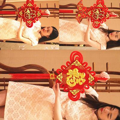 Chinese Knot Pendant Living Room FU Character Hanging Decoration Chinese New Year Hanging Ornament