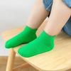 6Pairs/Lot Kids Girls Boys Floor Socks Pure Colour Sport Cotton Children's Anti-slip Casual Boat Socks For Boys 0-7Years Summer