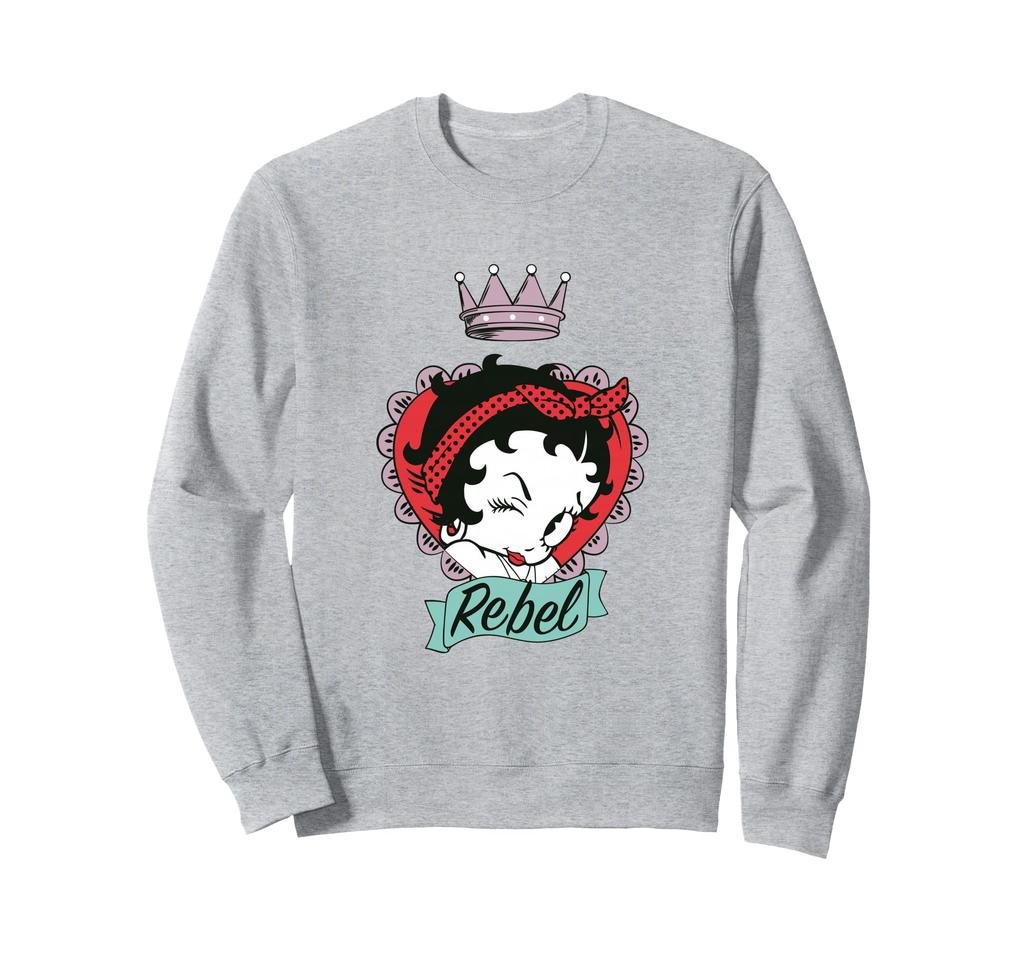 Betty Boop Rebel Crown Sweatshirt