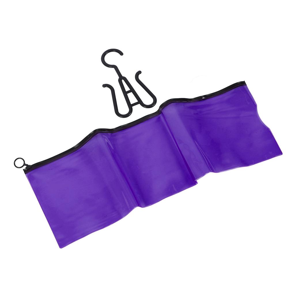 5pcs Wig Storage Bag Transparent PVC Hair Extension Holder With Hangers for Home Large Size