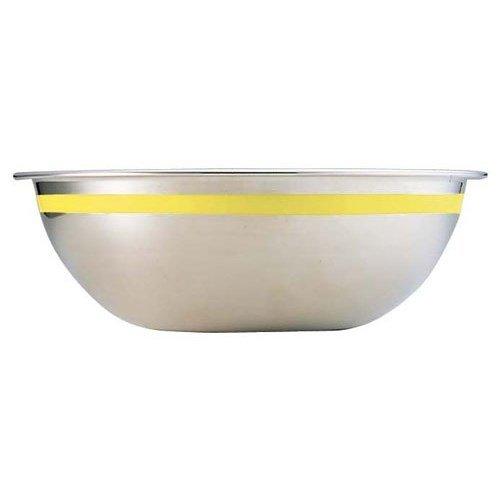 

Endo Shoji Commercial TKG Bowl, 30cm, Yellow, 18-8 Stainless Steel with Antibacterial Baked Finish, Made in Japan, ABC8831