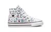 Converse Chuck Taylor All Star Comfortable High Top Toddler Shoes White Light Blue Infant And Toddler 772771C