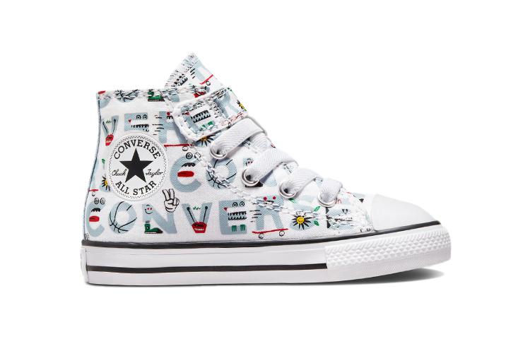 Converse Chuck Taylor All Star Comfortable High Top Toddler Shoes White Light Blue Infant And Toddler 772771C