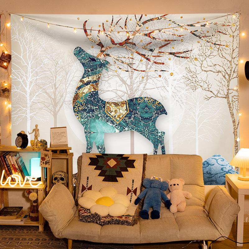 INS Style Bedroom & Dormitory Wall Hanging Cloth – Canvas Poster Decor