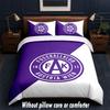 Austria Wien FC Design Bed Bedding Set 1 Duvet Cover + 2 Pillowcases Soft Breathable Household Bed Linens