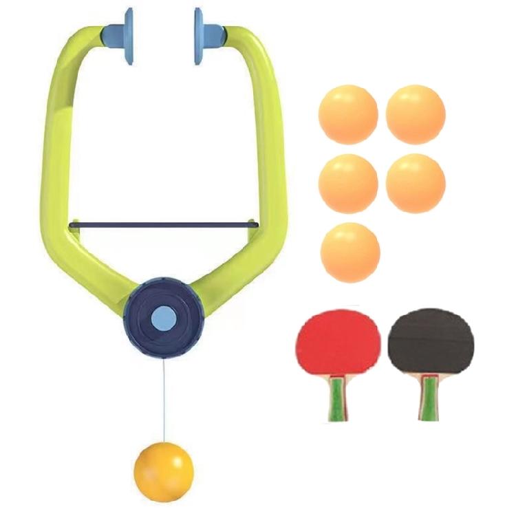 Door PingPong Game Hanging Table Tennis Trainer with Racket and Balls Portable Table Tennis Exerciser Self Workout Set