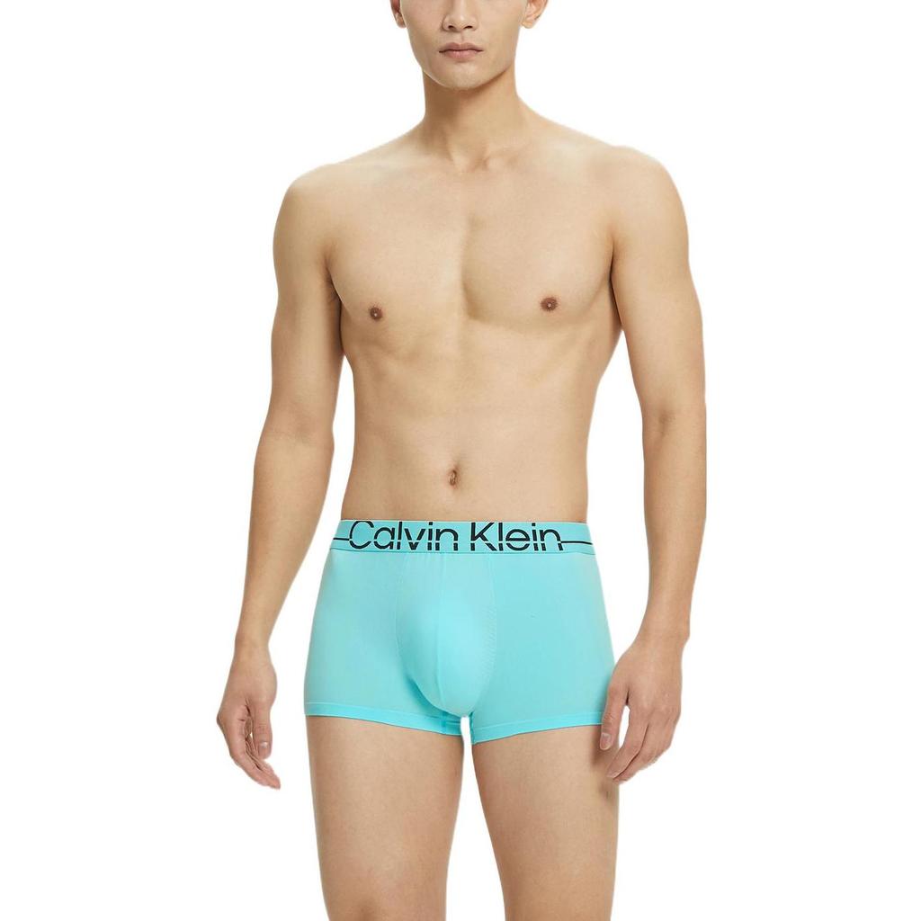 Calvin Klein SS22 Seamless Breathable Lift Floral Boxer Briefs Men underwear Blue NB3031-CSY