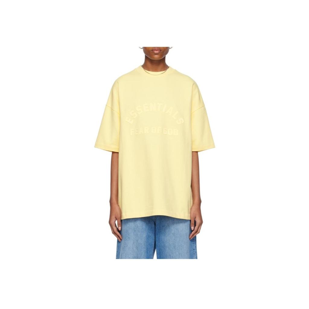 Fear of God Essentials Heavy Jersey Short-Sleeve Tee Garden Yellow Men Tops 125SP242001F