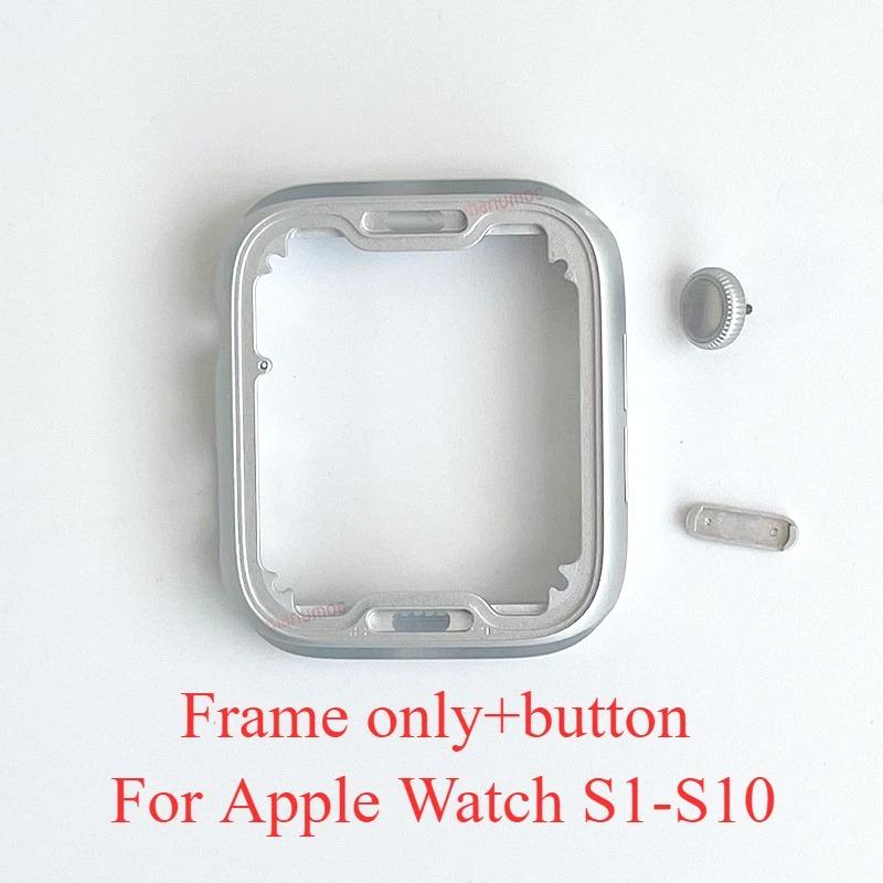 Aluminum Middle Frame Bezel Housing For i Watch S3 S4 S5 S6 S7 S8 SE 40mm 44mm 38mm 42mm 41mm 45mm GPS LTE Replacement Part
