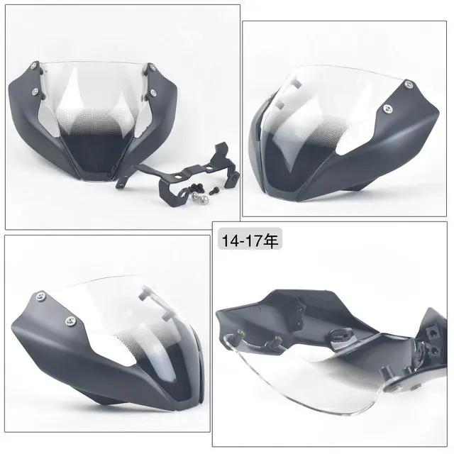 Motorbike Windshield Deflector With Bracket Mounting Screws For DUCATI MONSTER 797 821 1200S 2014-2025 Years