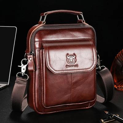 New Cowhide Men's Bag Fashion Shoulder Bag Gift for Husband Large Capacity Handbag Crossbody Bags Designer Bag
