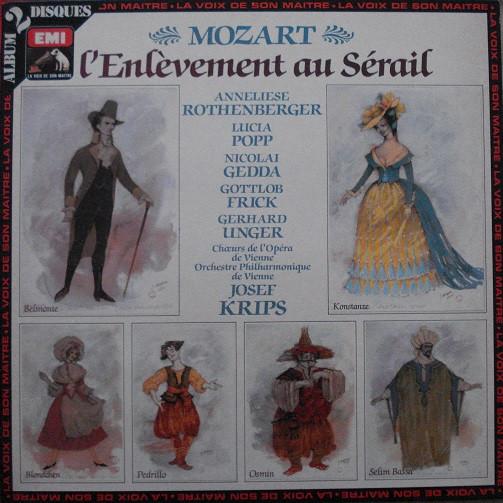

LP Record WOLFGANG AMADEUS MOZART - L enlevement Au Seril 1000703 La Voix De Son France Classical Used