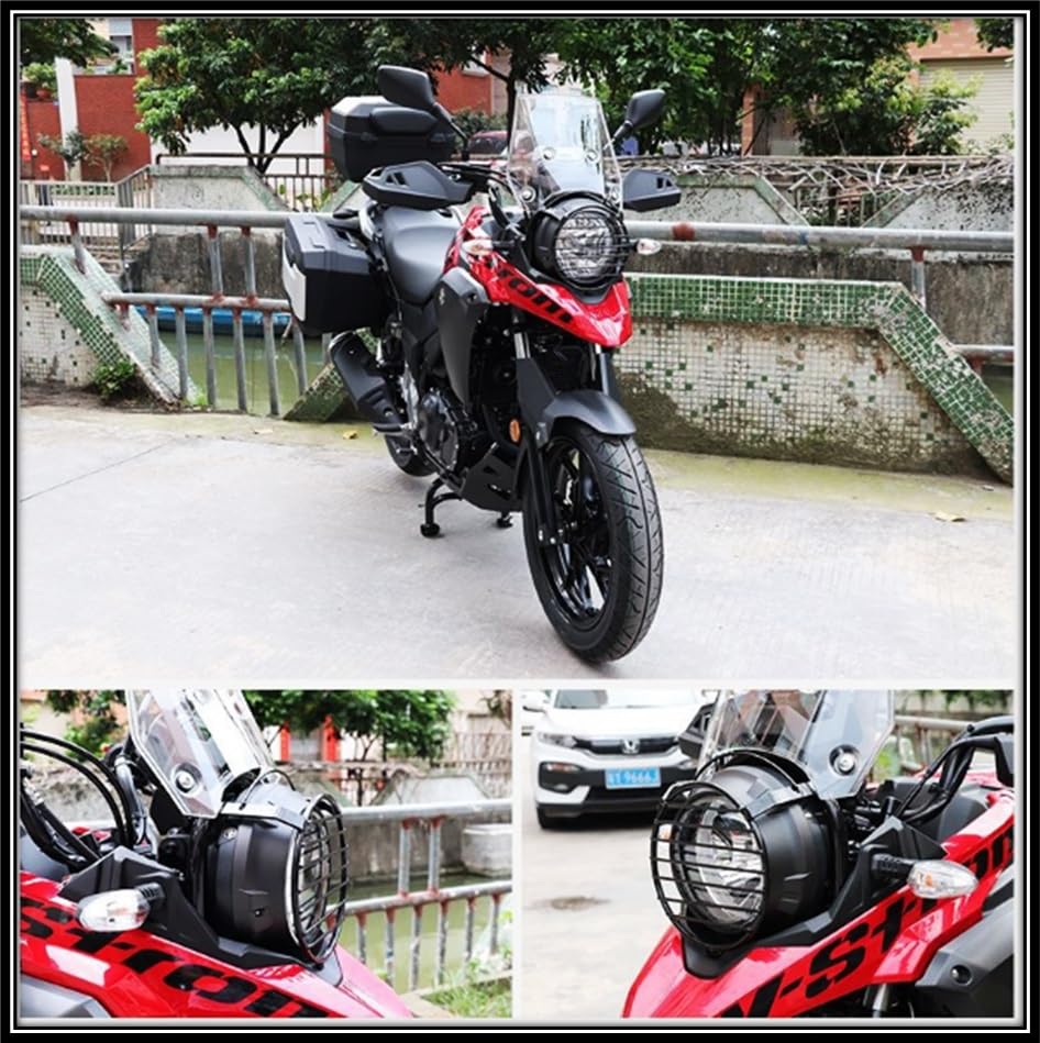 Suzuki 250 Headlight 250 DL250 DS11A Grill Mesh Stone Guard Aftermarket V-Strom Cover/Guard/Protector V-STROM Impact/Protection