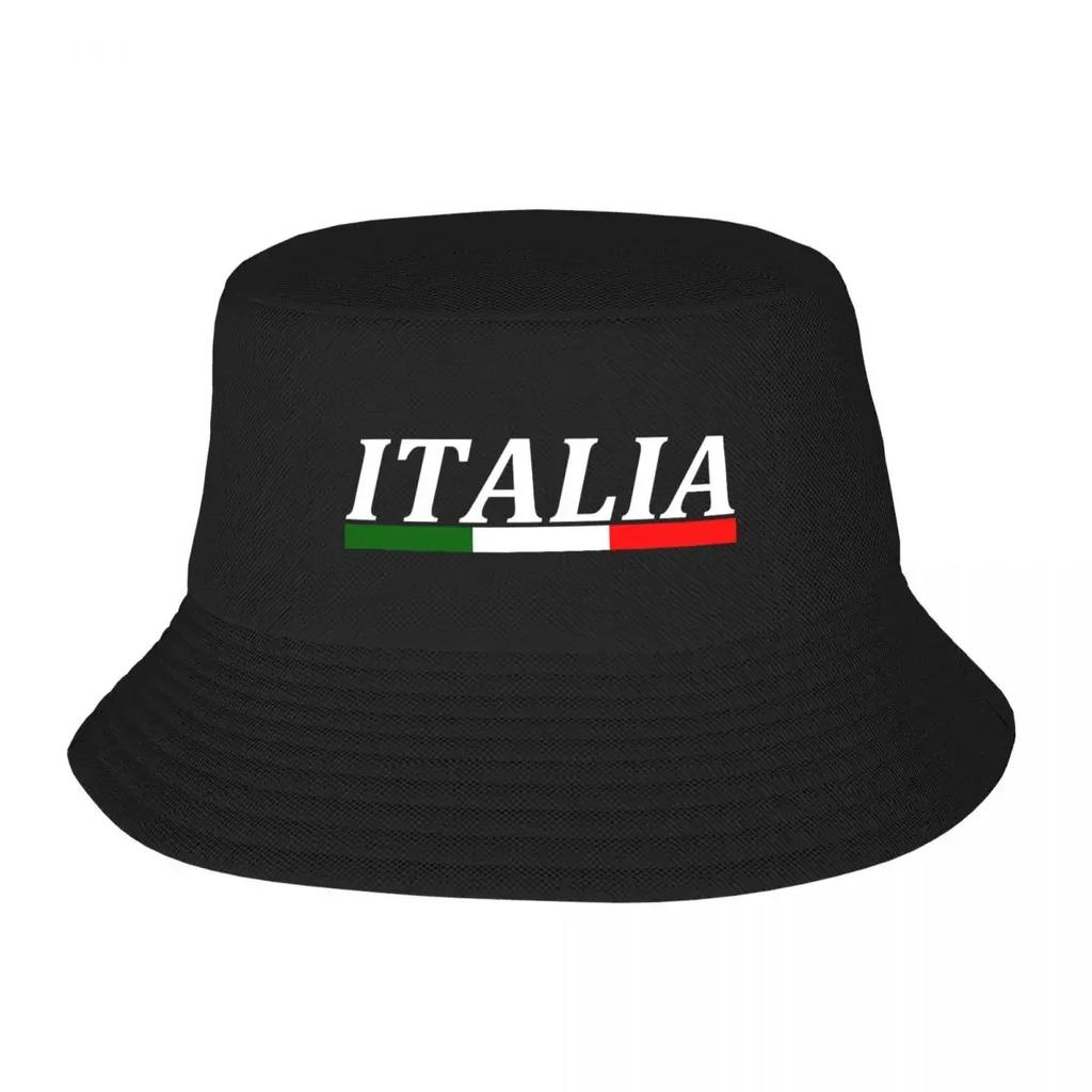 Neuer Custom Italien Flagge Fischerhut Unisex Damen Mode Sommer Strand Sonne Italienisch Stolz Fischer Unisex Kappe
