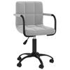 Day and Night - Day and Night Light Gray Velvet Swivel Dining Chair