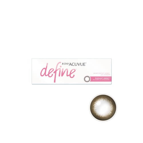 1-Day Acuvue Define Moist Radiant Sweet, BC 8.5, DIA 14.2 (PWR -3.00), 30 Lenses