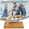 Magnetischer schwingender Holz-Entscheidungsfinder-Ball - Tischspielzeug & Dekorationsgeschenk.
