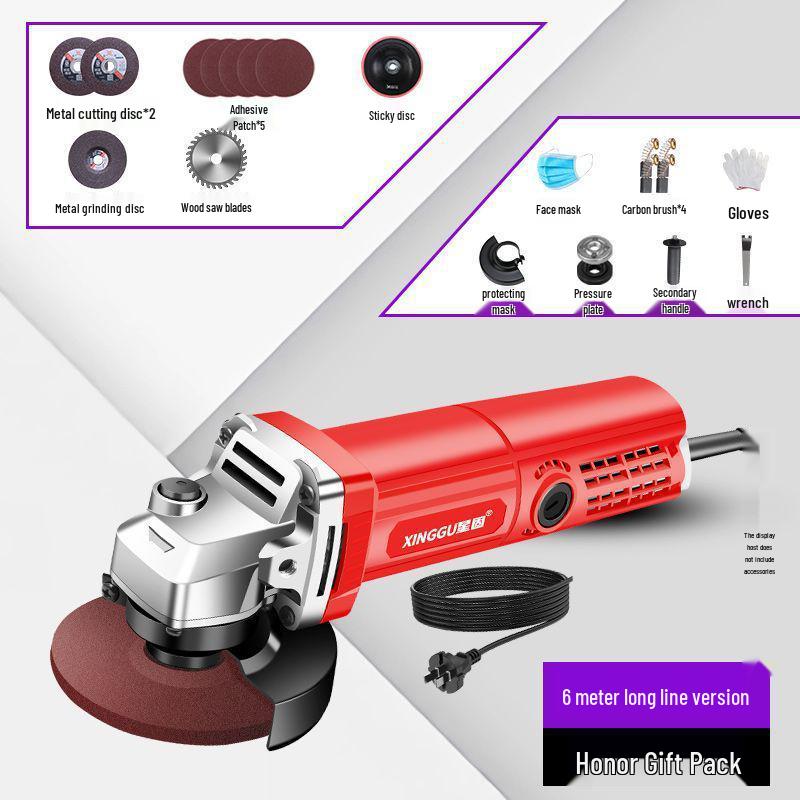 Multifunctional Electric Angle Grinder and Polisher for Home Use