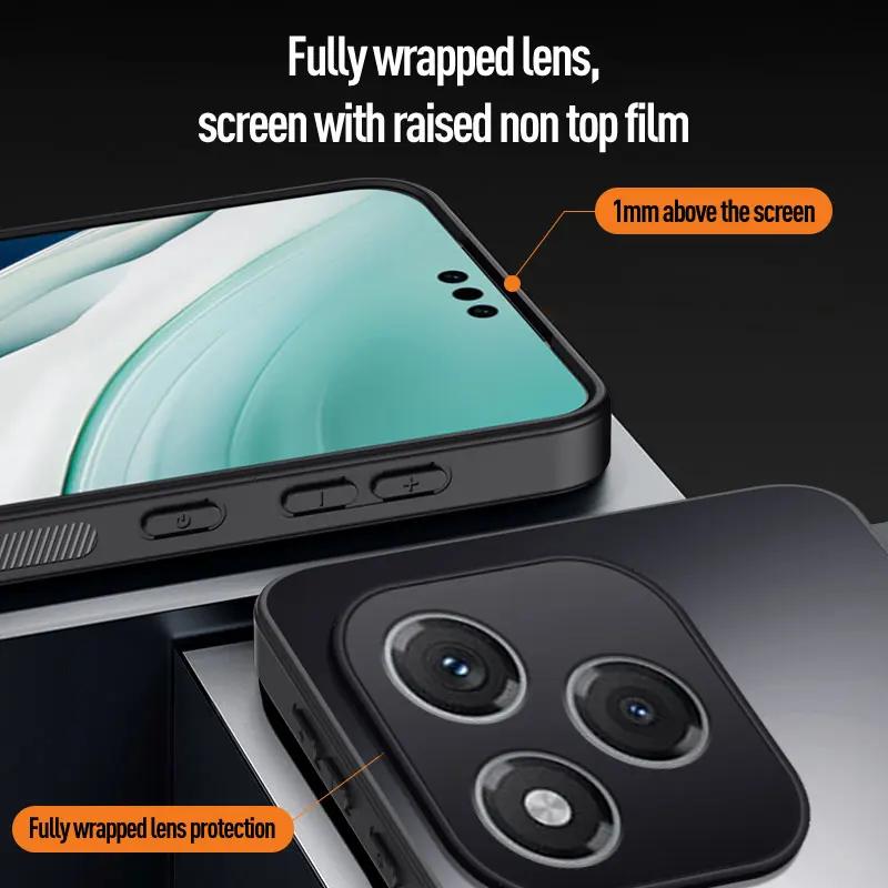 EUCAGR ShockProof AG Frosted Soft TPU+PC Matte Back Cover For Honor 400 Lite Honor400Lite 5G Phone Case Coque