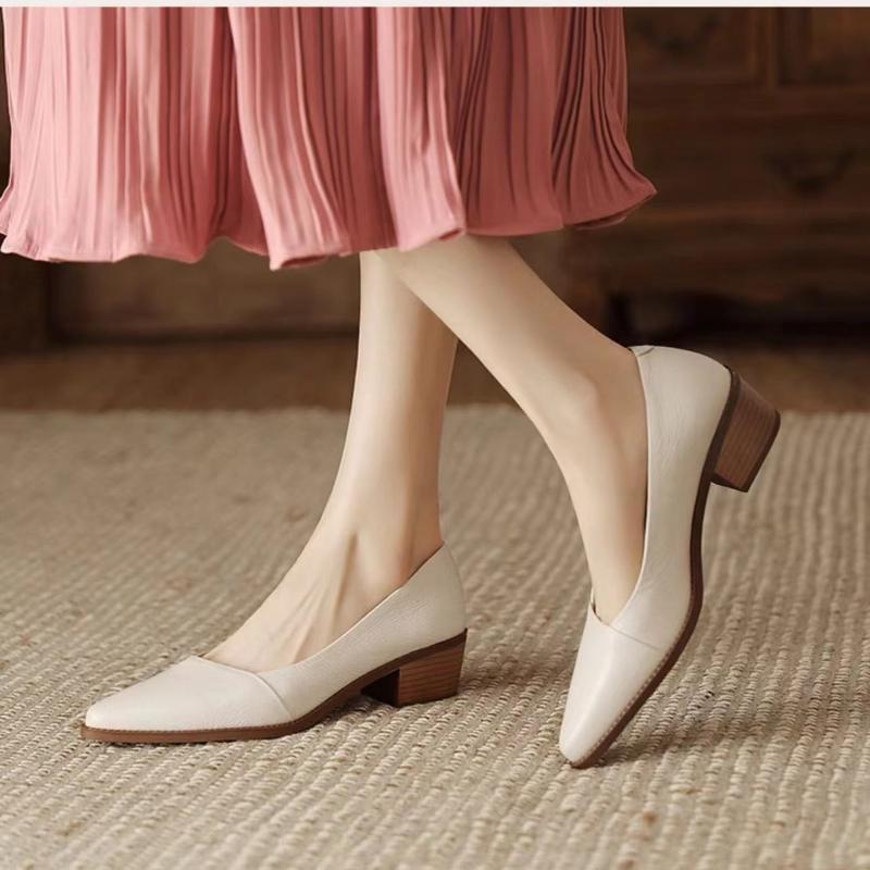 Fashion Sharp pointed women's single Shoes Shallow French high heels Fashion comfort ladies shoes Versatile elegant female pumps Mujer
