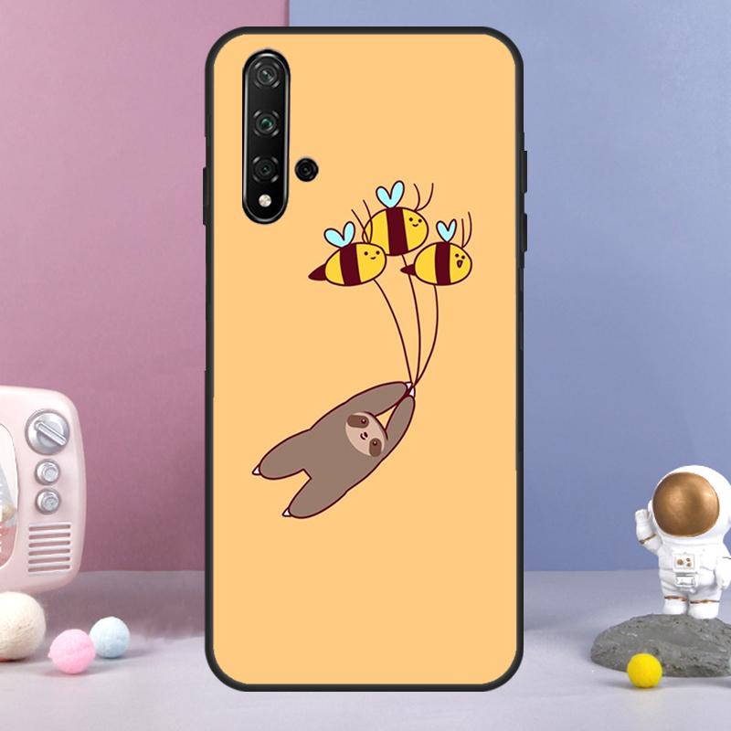 Faultier Tier Niedlich Für Huawei Nova 9 10 SE 3i 7i 8i 11i 12i Y60 Y61 Y70 Y72 Y73 Y90 Y91 P20 P30 P40 Lite Hülle