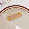Morandi Color Hair Clip for Women - Trendy Square Side Bangs and Headdress Accessory