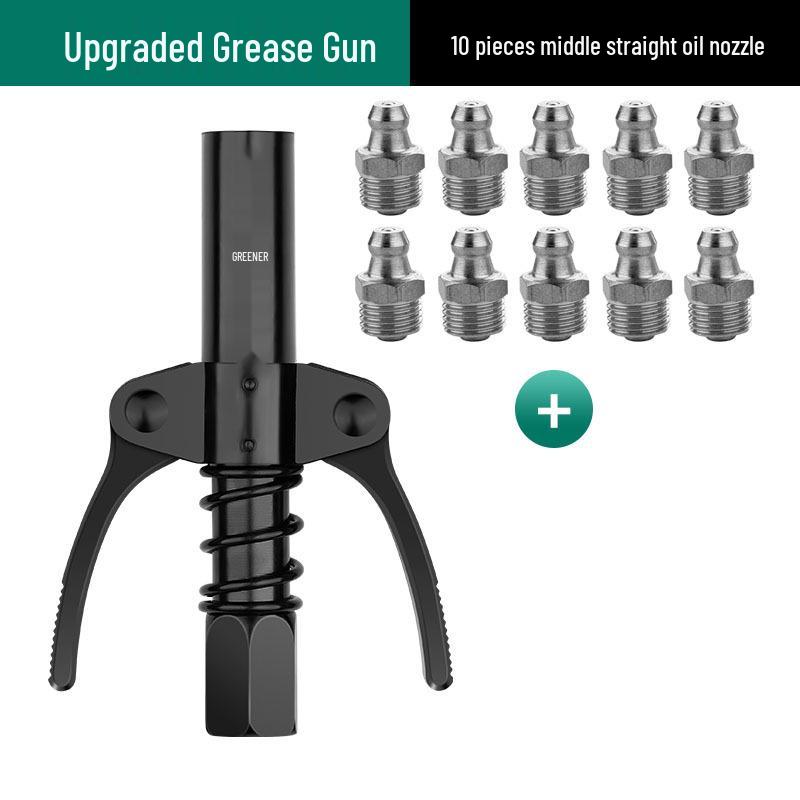 Green Forest High-Pressure Manual Locking Grease Gun Nozzle Set