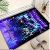 1PC Custom Name Electric Monster Truck Power Theme Floor Mat Ideal for Living Room, Game Rooms, Office, Bedroom, Office Floor Mat , Floor Mats for Hom