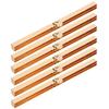 6pcs Golden Purse Frame Hinges 19cm/7.5in Straight Side Purse Frame DIY Craft Supplies