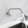 LANGZHIWEN 304 Stainless Steel Single Cold Wall-Mounted Faucet