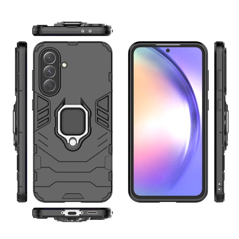 For Samsung Galaxy A56 Case Armor PC Magnetic Suction Stand Full Back Cover For Samsung A56 A36 A26 5G Case For Samsung A56 Case