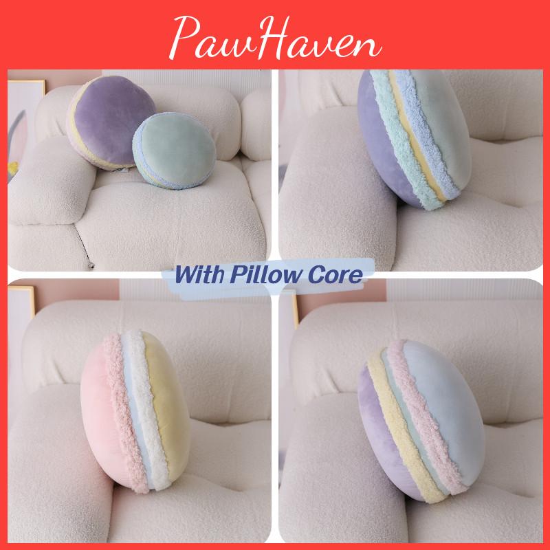 Nordic Valentine's Day Macaron Color Cookie Pillow For Home Decoration Sofa And Bed
