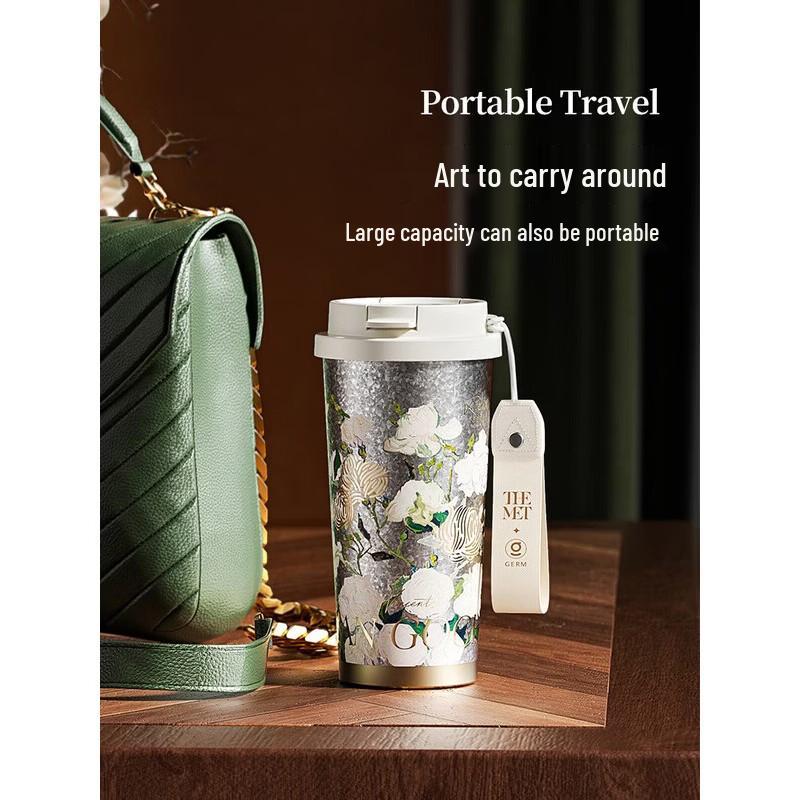 Germ Van Gogh Pure Titanium Dual-Drink Insulated Cup
