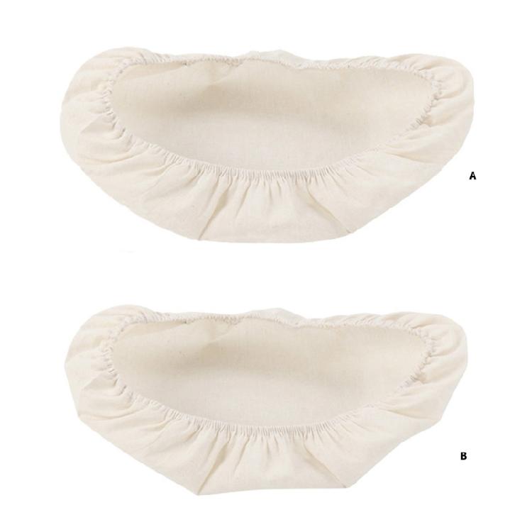 Cotton Linen Bread Bowl Covers Pack of 4 Washable Cotton Fabric Lid for Proofing Dough and Kitchen Organization