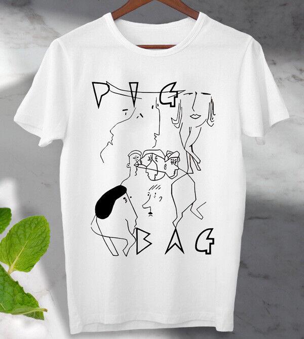 

Рок-футболка Pigbag Идеальный подарок Унисекс Мужская Женская Футболка Топ 2XL