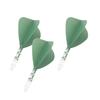 CUESOUL ROSTAK57 T19 Series Integrated Shaft Kite Shape Set of 3 Two-Tone Dual-Material Flights, Series, (Dark Green) CS-AK57FZ3M