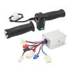 Brushed Motor Speed Controller Throttle Twists Grip Set Comfortable Hand Feeling Throttle Handle Grip 12V 250W