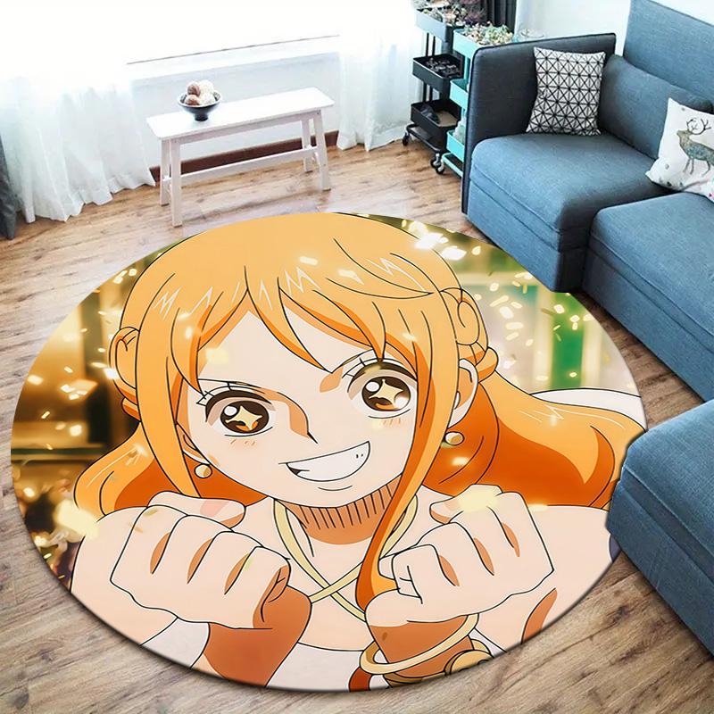 Nami Round Area Rug Carpet Rug For Living Room Bedroom Sofa Playroom Decor Nonslip Floor Mat