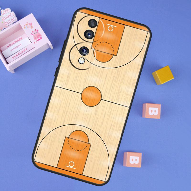 Basketball Court Case For Honor Win RT 400 200 Pro 50 70 90 X9a X9b X9c X9d X8b X8c Magic 8 Pro 6 7 Lite Cover