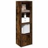 VidaXL Bookcase Smoked Oak 31x24x102 Cm Engineered Wood, Bookshelf, Storage Rack, Book Support, 860341