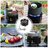 19800W 7-Core Camping Stove Outdoor Camping Burner Stove Gas Stove Tourist Gas Burner Windproof Stove Burner for Camping Fishing