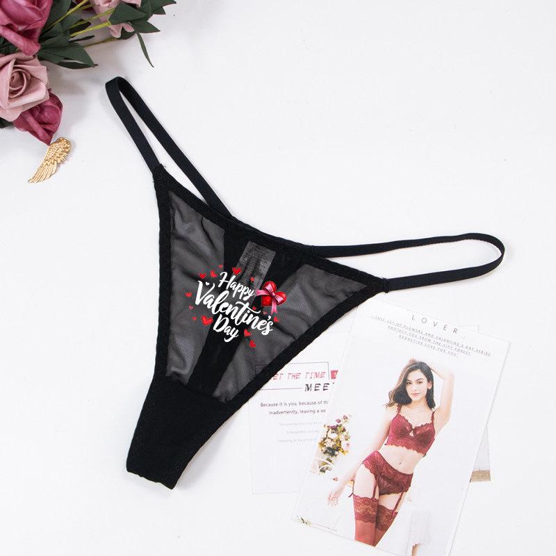 Varsbaby Sheer Mesh Thong: Sexy Low-Waist, Transparent, T-Strap Women's Underwear